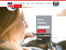 Tablet Screenshot of narpro.com